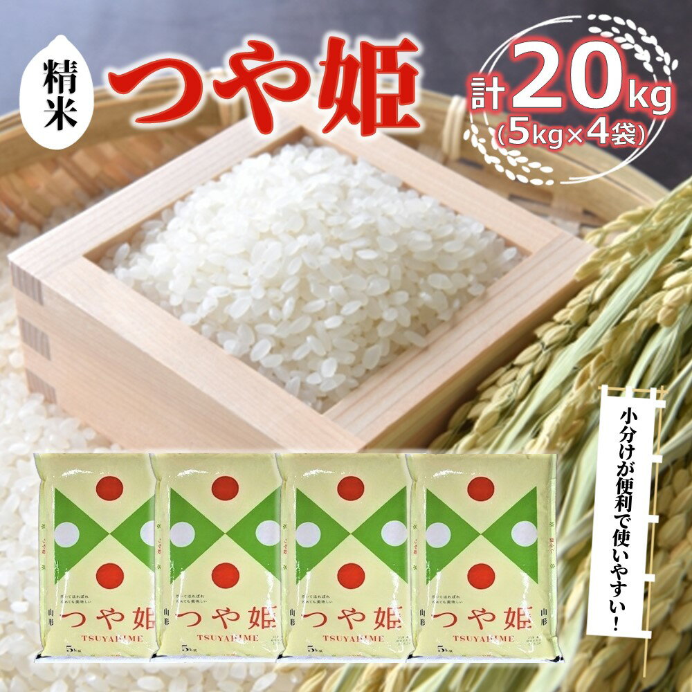 【ふるさと納税】令和5年産 つや姫 20kg ( 5kg ×