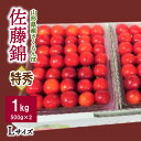 【ふるさと納税】さくらんぼ 佐藤錦 1kg 特秀品 Lサイズ （ 500g × 2パック ） 手詰め 化粧箱入り フルーツ 果物 贈答用 ギフト プレゼント お取り寄せグルメ 東北 山形県 上山市 0106-2402