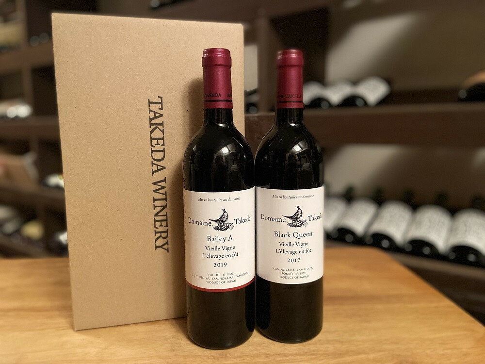 【ふるさと納税】【タケダワイナリー】ドメイヌ・タケダ 古木2種 セット 赤 辛口 750ml×2本 赤ワイン ワイン 山形 上山市 0147-2519