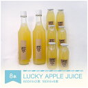 3位! 口コミ数「0件」評価「0」りんごジュース リンゴ 100% LUCKY APPLE JUICE 600ml×2本 180ml×6本 山形県村山市 em-rjxxx8 ･･･ 