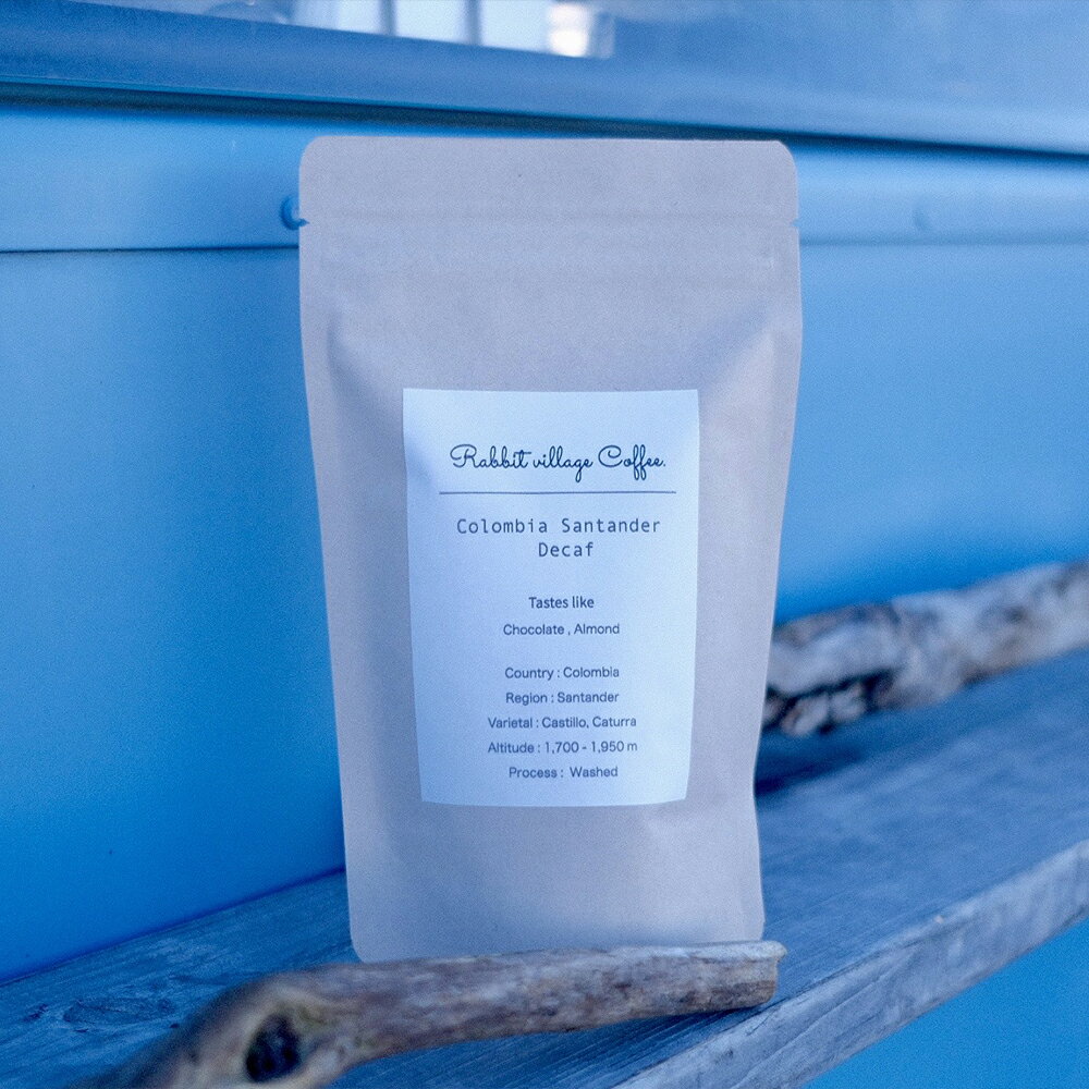 【ふるさと納税】コーヒー デカフェ コロンビア 100g コーヒー豆 選べる 挽き方 ラビットビレッジコーヒー 自家焙煎 スペシャルティコーヒー 珈琲 コーヒー豆 送料無料 rv-cfcbd100