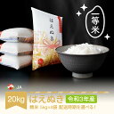 【ふるさと納税】 米 20kg 5kg×4 はえぬき 精米 令和3年産 2021年産 山形県村山市産 送料無料