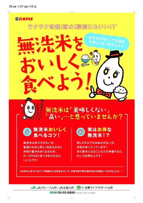 【ふるさと納税】【無洗米】JA山形おきたま「はえぬき」15kg_A068