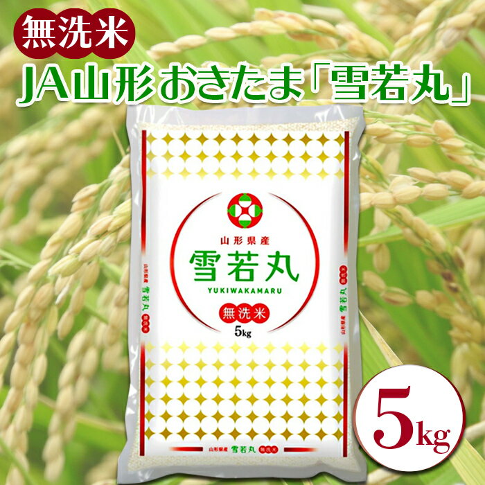 【ふるさと納税】【令和6年産新米】JAおきたま「無洗米雪若丸」5kg_A169(R7)
