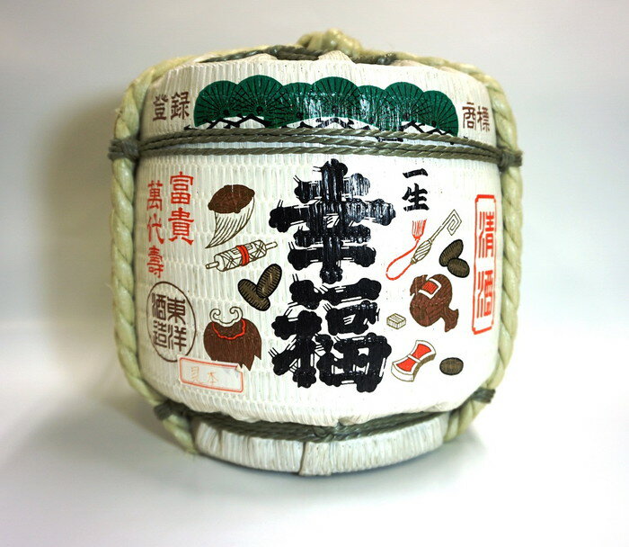 「一生幸福」豆菰樽1,800ml(鈴木酒造店)