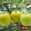 【ふるさと納税】【2025年11月発送分先行受付】「秀品」山形のりんご(王林)約3kg_H168(R7)