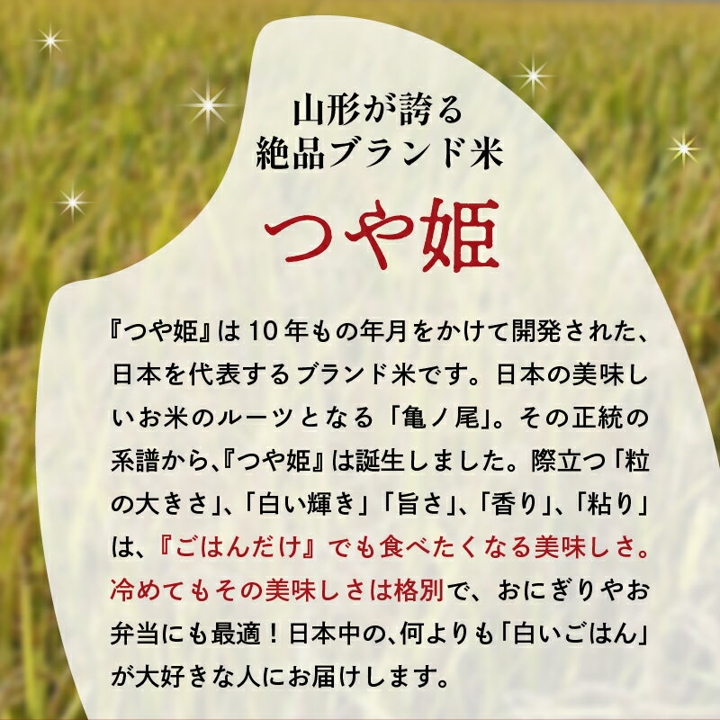 【ふるさと納税】 やわらかく炊ける玄米 つや姫 選べる内容量 10kg / 5kg×2袋　15kg / 5kg×3袋令和5年産 米 コメ こめ お米 玄米 ブランド米 玄米生活 健康志向 ダイエット ごはん ご飯 おにぎり 弁当 5kg ずつ 小分け お取り寄せ 食品 送料無料 【山形県 天童市】