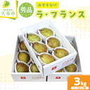 【ふるさと納税】 おすそ分け ラ・フランス 3kg 秀 (4~6玉)×3箱 大玉 ラフランス 洋梨 洋なし 果物 フルーツ 家庭用 のし 贈答 ギフト プレゼント 小分け 専用ギフトBOX 山形 お取り寄せ 旬 秋 冬 期間限定 送料無料 先行予約 【 山形県 天童市 】