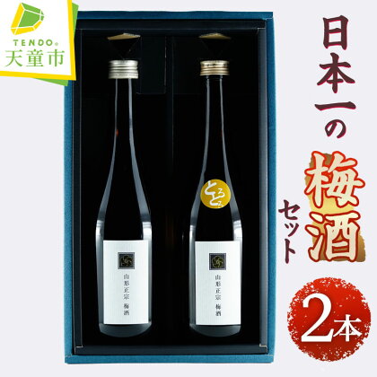 日本一の梅酒セット 山形政宗 お酒 梅酒 うめ酒 720ml 2本 セット 果実酒 飲み比べ 地酒 ご当地 お取り寄せ おうち時間 家飲み 晩酌 ギフト プレゼント【山形県 天童市】