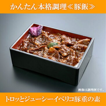【ふるさと納税】A-0108 かんたん本格調理≪豚飯≫トロッとジューシーイベリコ豚重の素