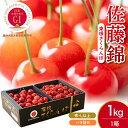 【ふるさと納税】＼レビューキャンペーン／ GI 東根さくらんぼ 2024年産 佐藤錦 1kg バラ詰め / さくらんぼ サクランボ チェリー 秀 L フルーツ 果物 くだもの 箱入り 化粧箱 期間限定 先行予…