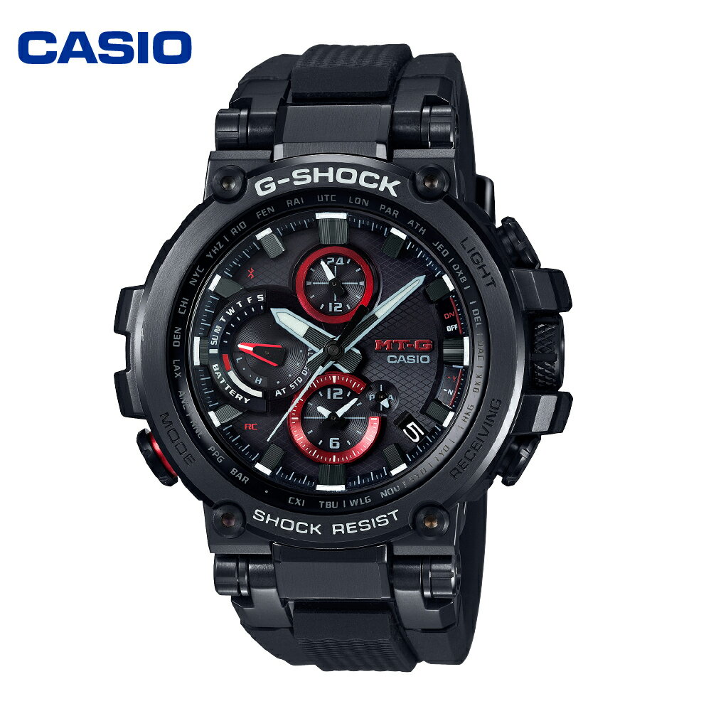 【ふるさと納税】 CASIO 腕時計 G-SHOCK MTG-B1000B-1AJF 時計 メンズ casio g-shock ソーラー 電波時計 時計 メタル サファイアガラス 彫刻 耐衝撃 正確 ウォッチ カシオ 男性 新品 山形県 東根市