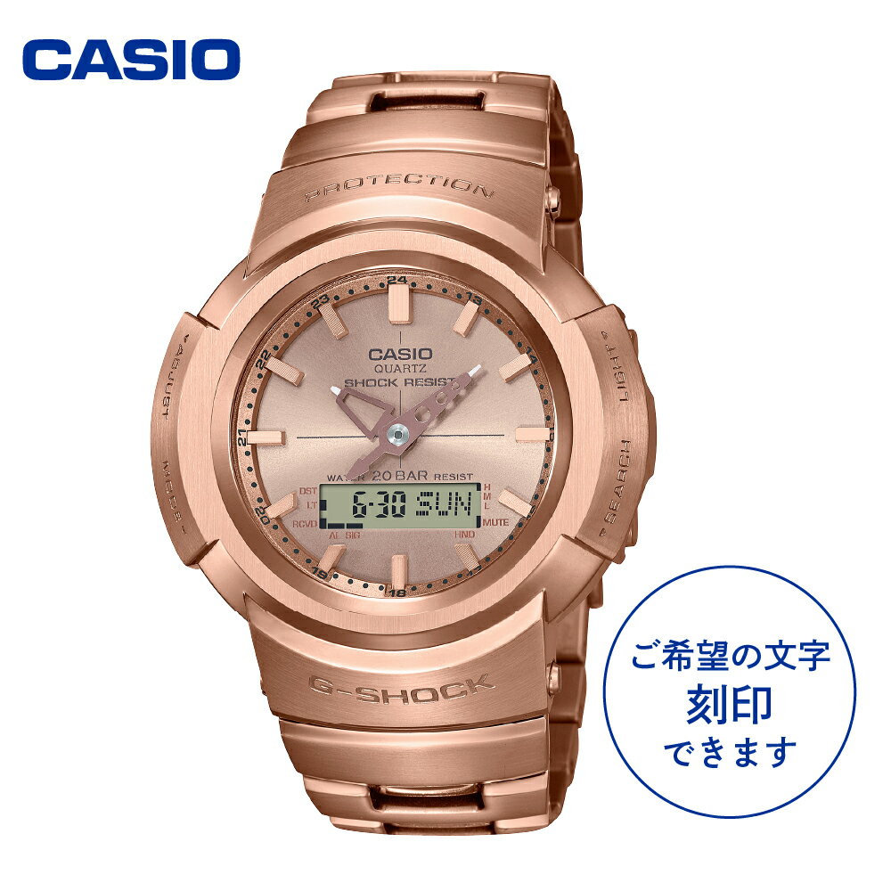 【ふるさと納税】CASIO 腕時計 G-SHOCK AWM-500GD-4AJF ≪名入れ有り≫時計 刻印 ウォッチ カシオ メンズ レディース 男性 女性 タフソーラー フルオートダブルLEDライト ワールドタイム 20気圧防水 山形県 東根市