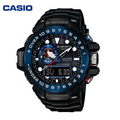 楽天ふるさと納税　【ふるさと納税】 CASIO 腕時計 G-SHOCK GWN-1000B-1BJF腕時計 時計 ウォッチ カシオ CASIO Gショック ジーショック メンズ 男性 電波 タイドグラフ ソーラー 黒 ブラック 国内正規品 山形県 東根市