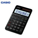 【ふるさと納税】カシオ 電卓 S100NB-BK ブラック CASIO 計算機 事務用品 卓上電卓 オフィス用品 スタイリッシュ おしゃれ かっこいい 山形県 東根市