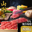 【ふるさと納税】山形牛 もも 焼き肉 用 800g 国産牛 牛肉 ブランド牛 精肉 肉 黒毛和牛 和牛 焼肉 焼き肉 アウトドア BBQ バーベキュー 鉄板焼き お取り寄せ ご当地 グルメ 冷凍 送料無料 山…