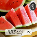 【ふるさと納税】先行予約 尾花沢スイカ 秀品 2Lサイズ 約7kg×2玉 7月中旬~8月中旬頃発送 2026年産 令和8年産 スイカ すいか 西瓜 尾花沢すいか 佐竹物産 sb-su2xx2※沖縄・離島への配送不可|詳細画像