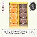 【ふるさと納税】 お菓子 スイーツ チーズケーキ チョコレート ケーキ 洋菓子 はんじゅくチーズケーキ ショコラチーズ 10個入 うろこや 尾花沢 送料無料 us-swccc10