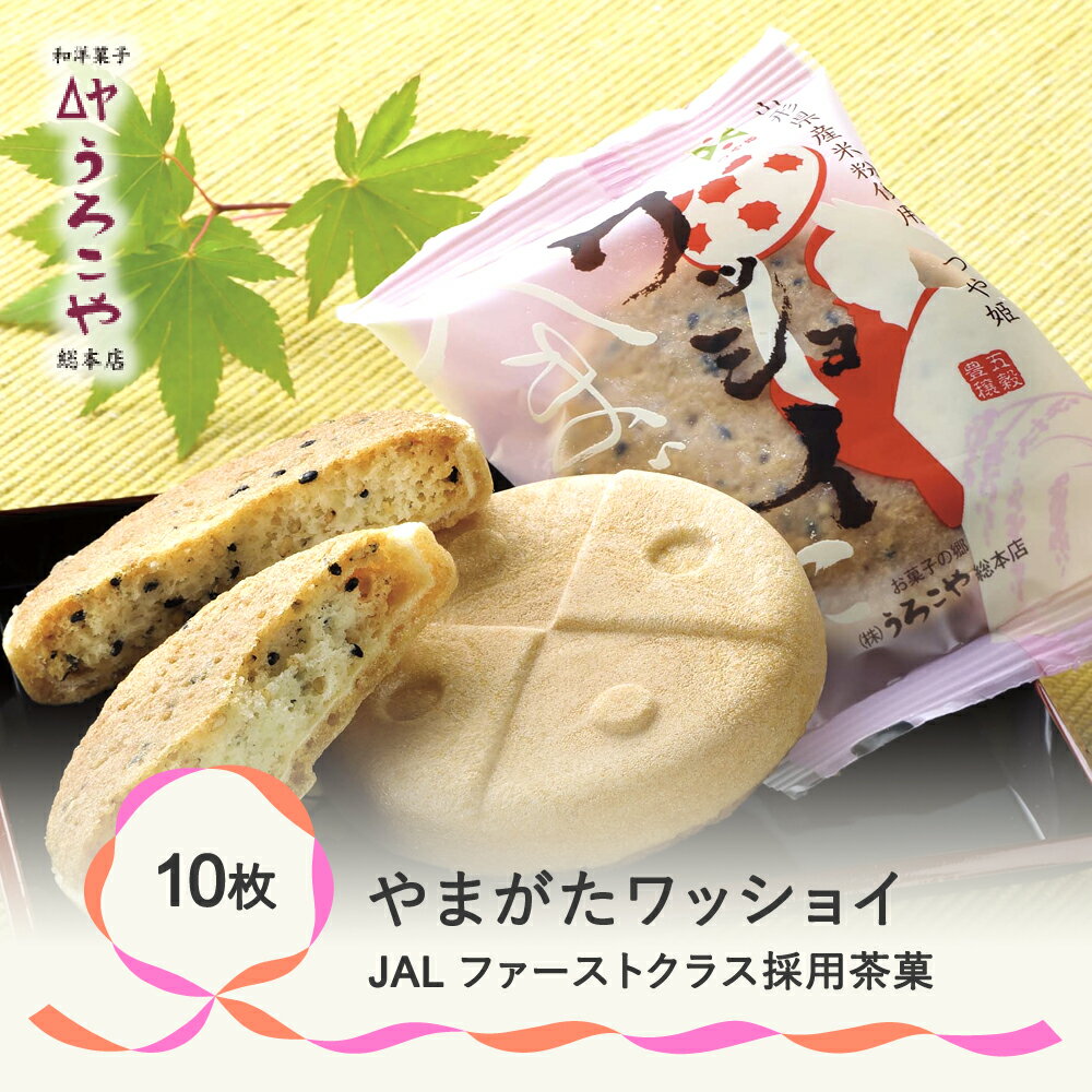 お菓子 スイーツ クッキー 和菓子 モナカ やまがたワッショイ プレーン 10枚入 送料無料