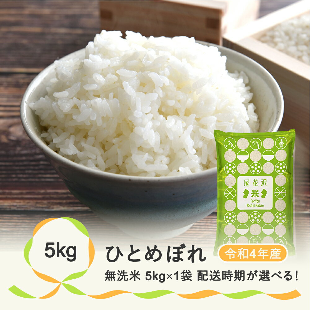 【ふるさと納税】新米 米 無洗米 5kg 5kg×1袋 ひとめぼれ 令和4年産 山形...