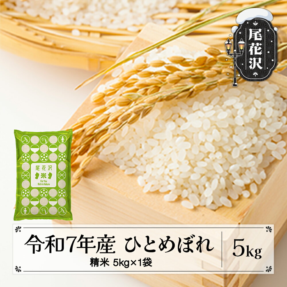 新米 米 精米 5kg 5kg×1袋 ひとめぼれ 令和7年産 2025年産 米 お米 国産 山形県 尾花沢市 送料無料 kn-hisxa5※着日指定不可※沖縄・離島への配送不可