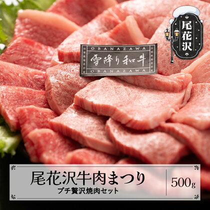 尾花沢牛肉まつりプチ贅沢焼肉セット ロース・カタ・モモ・カルビ 500g 雪降り和牛尾花沢 山形牛 国産牛 黒毛和牛 雪降り和牛 肉 お肉 ブランド牛 焼肉 焼き肉 冷凍 高級 贅沢 バーベキュー 送料無料