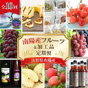 2位! 口コミ数「0件」評価「0」《定期便全10回》南陽産フルーツ＆加工品の定期便 『漆山果樹園』 山形県 南陽市 [930-Y]