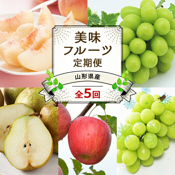 [令和7年産先行予約] [定期便5回] JA 夏秋冬美味フルーツ定期便 『JA山形おきたま』 山形県 南陽市 [1491]