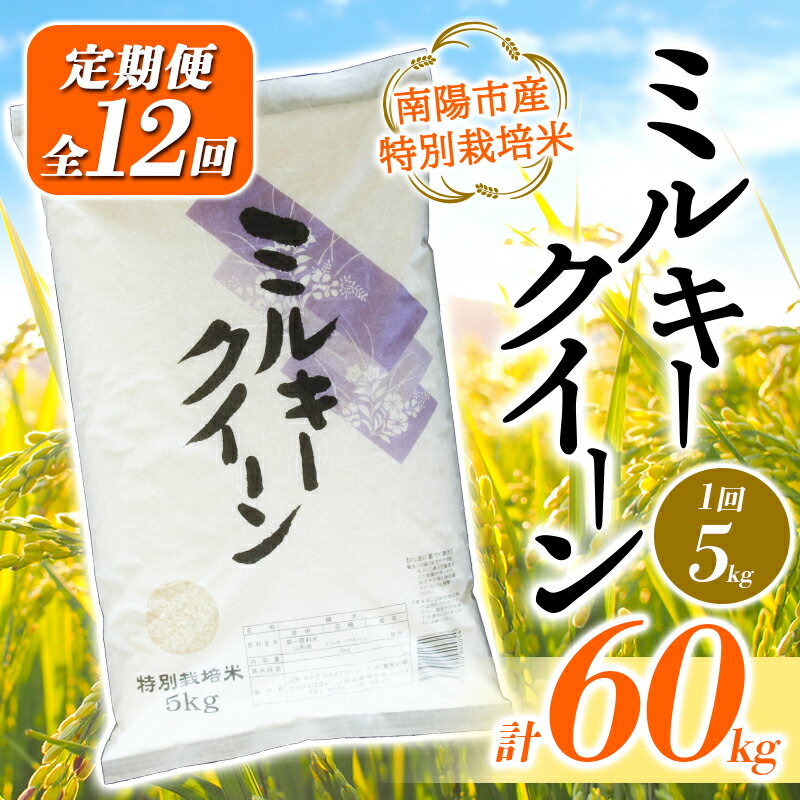 【ふるさと納税】【あおきライスファーム】南陽市産 特別栽培米