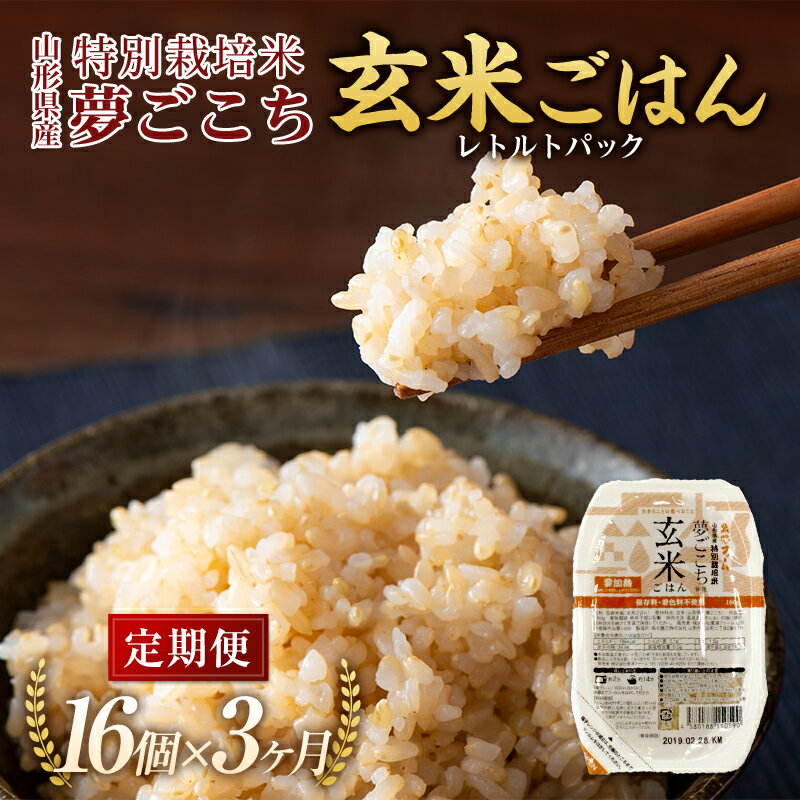 【ふるさと納税】特別栽培米・夢ごこち【玄米ごはん】レトルトパ