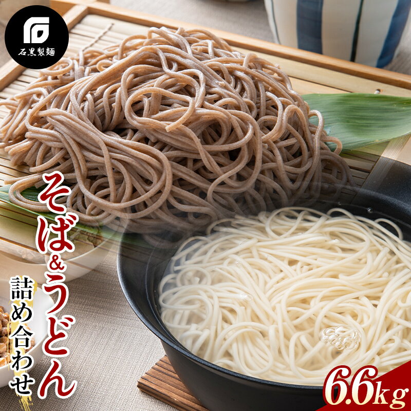 [石黒製麺]そば・うどん詰め合わせ 6.6kg 254