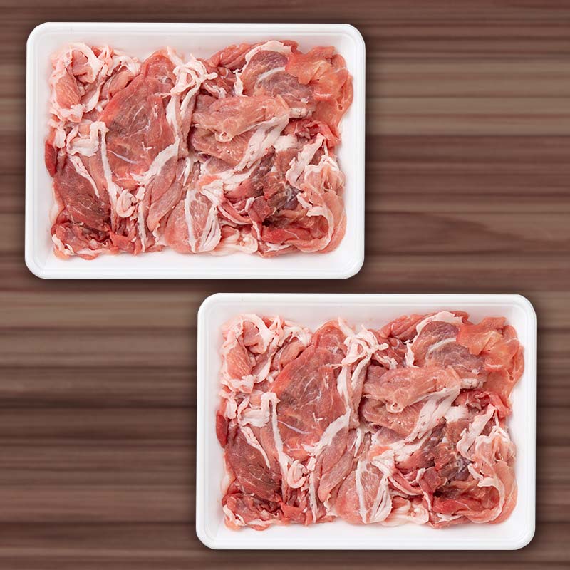 【ふるさと納税】 米澤豚一番育ち 切落し肉 1.2kg（600g×2パック） ブランド豚 豚肉 米沢 米沢豚 山形県 南陽市 [1854]