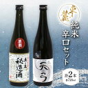 【ふるさと納税】 【東の麓酒造】日本酒東の麓 純米辛口セット（特別純米酒 秘蔵酒 & 純米酒 天弓 白雨 ）各720ml 日本酒 2本セット 飲み比べ 山形県 南陽市 1903