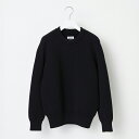 【ふるさと納税】≪順次発送≫【Yonetomi】EX FINE WOOL RIB KNIT PULLOVER BLACK ブラック 黒 ニットプルオーバー 服 ...