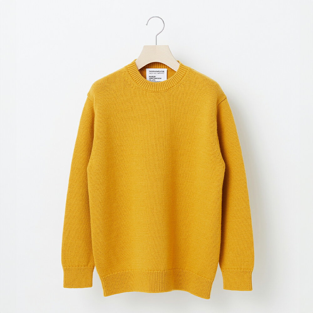 【ふるさと納税】 ≪先行予約≫【THISISASWEATER.】A1 A SWEATER IS ORDINARY YELLOW イエロー カシミヤセーター 服 ...