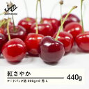 191位! 口コミ数「3件」評価「2.67」先行予約 2025年 山形県産 令和7年産 さくらんぼ 紅さやか フードパック詰 440g(220g×2 ) 秀 L 2025年6月上旬から順次発送 送料無料 ※沖縄・離島への配送不可 F20A-00・・・