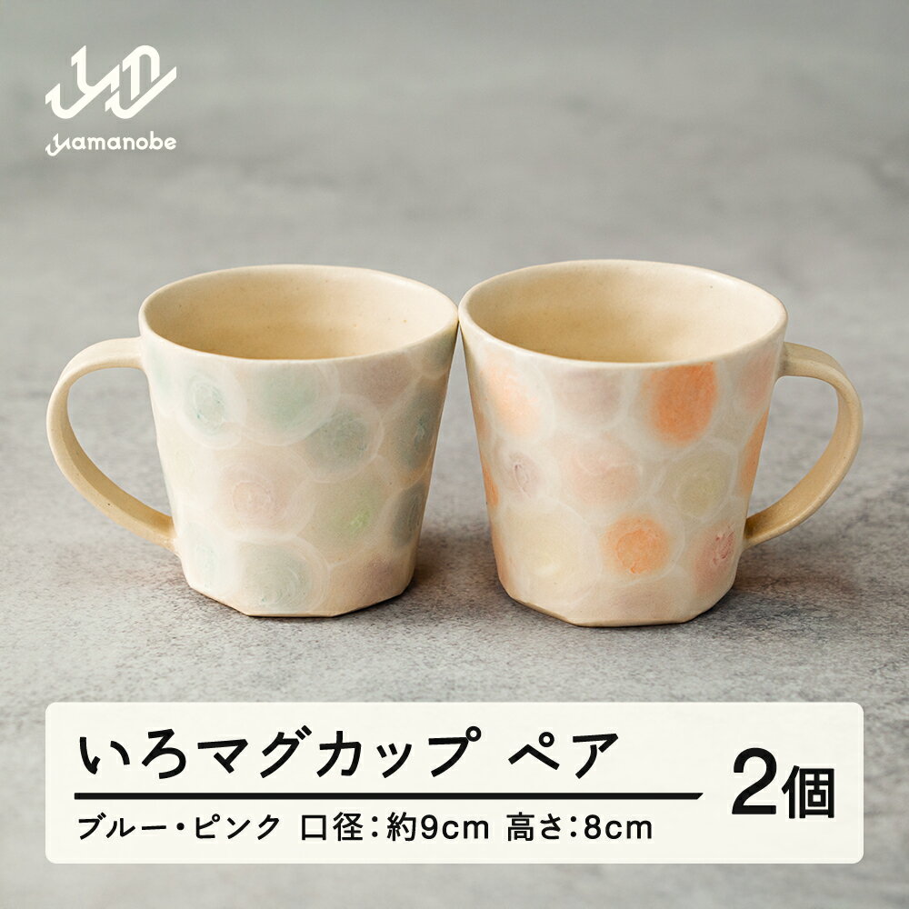 いろマグカップのペア 送料無料 F20A-938