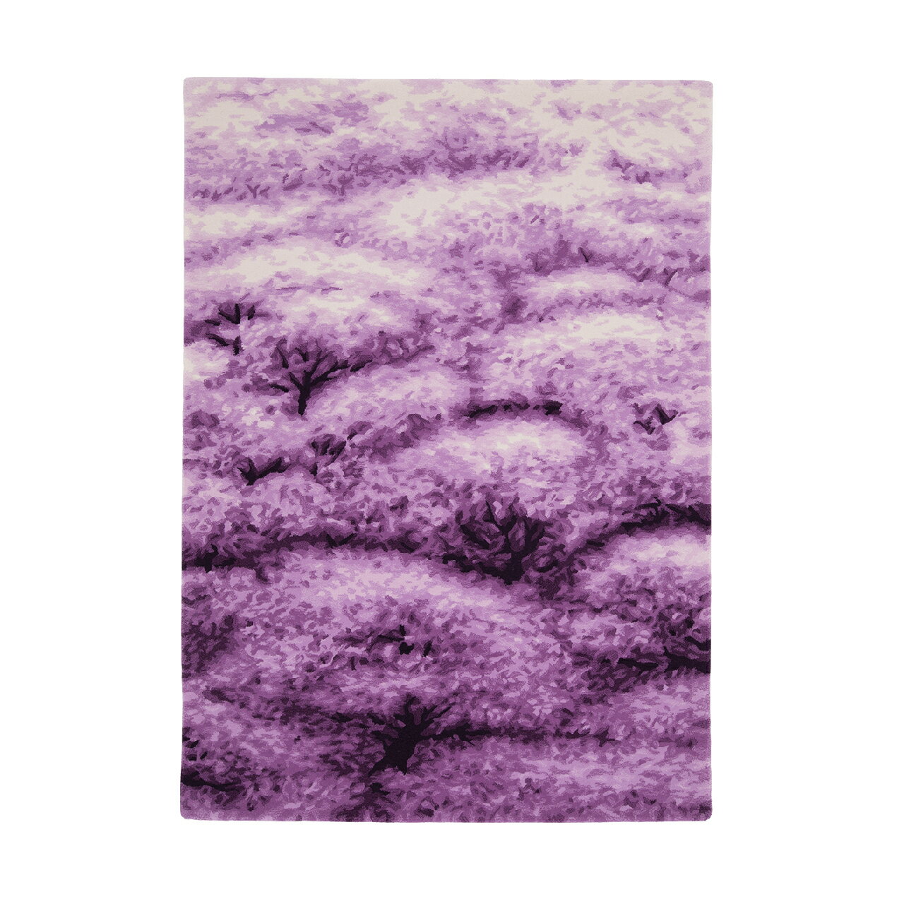 [山形緞通 奥山清行氏デザイン]『SAKURA』(縦200×横140cm) オリエンタルカーペット 絨毯 じゅうたん 高級 高品質 インテリア ラグ マット 敷物 F21A-185