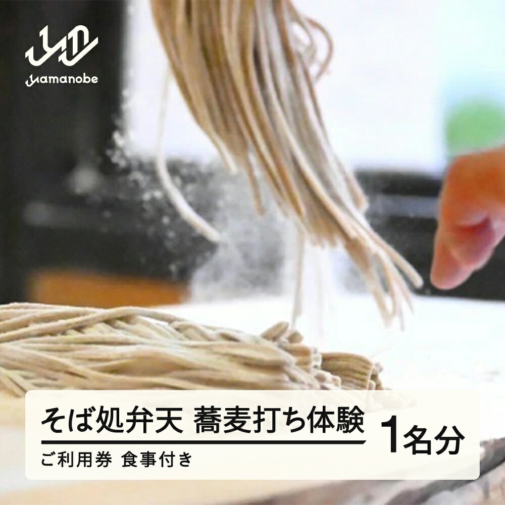 そば処弁天 蕎麦打ち体験 ご利用券1名分(食事付き)そば 手打ち 体験チケット 送料無料 F21A-418