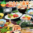 楽天山形県中山町【ふるさと納税】「ひまわり温泉 ゆ・ら・ら」入浴回数券1冊（12枚綴り）チケット お風呂 入浴 リラックス 飲食 温活 F4A-0003