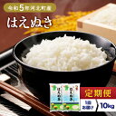 はえぬき 定期便 毎月 10kg  3ヶ月 6ヶ月 令和5年産 米 発送時期が選べる 3回 計30kg 6回 計60kg 山形県 河北町 山形県産ブランド米 精米 米 こめ コメ ごはん 白米 弁当 おにぎり 食品 国産 国産米