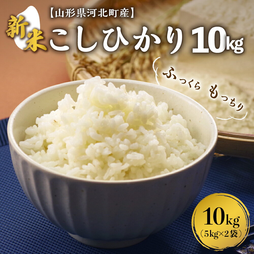 【ふるさと納税】令和3年産　山形県産こしひかり　10kg（5kg×2袋）...