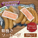 【ふるさと納税】ブランド豚【月山maltポーク】粗挽きソーセ