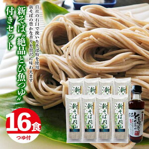 【ふるさと納税】【玉谷製麵所】 新そば月山 180g×8袋(16食) つゆ付き セット 新蕎麦 そば 蕎麦 乾麺 めん 麺 たれ付 国内製造 個包装 小分け 保存食 常温 贈答 贈り物 ギフト プレゼント 自宅 家庭 期間限定 山形県 西川町 月山 FYN9-413