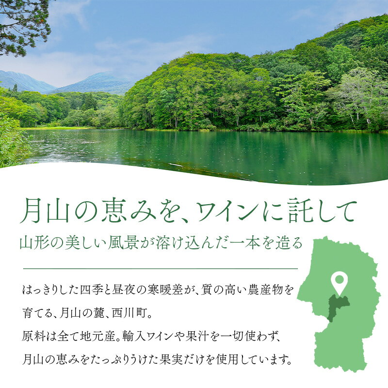 【ふるさと納税】【月山トラヤワイナリー】月山山麓 白 720ml 白ワイン 山形県 西川町 FYN9-766