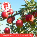 【ふるさと納税】< 先行予約 > りんご ご家庭用 訳あり 「 シナノスイート 」 5kg 山形県 朝日町産 農家直送 山形県産 特産 果物 フルーツ リンゴ 林檎 秋 送料無料