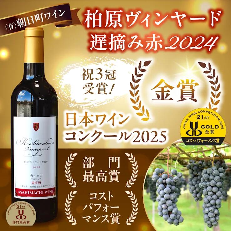 【ふるさと納税】山形県 朝日町 ワイン 柏原ヴィンヤード遅摘み 赤 リースリング・フォルテ＆リオン 白 辛口 プレミアムセット 720ml 白ワイン 赤ワイン ワインセット 送料無料