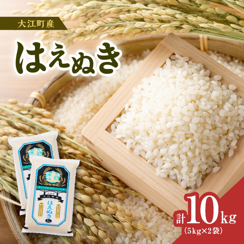 3位! 口コミ数「0件」評価「0」大江町産 はえぬき 10kg(5kg×2袋) 令和5年産 米 ブランド米 お米 精米【山形県産】