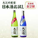 【ふるさと納税】 大江の至宝 日本酒のお試し定期便【定期便全2回】 お酒 地酒 日本酒