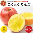 【ふるさと納税】028-024 《先行受付》特選こうとくりんご約2.5kg 【2025年11月中旬頃~発送予定】【大江町産・山形りんご・大地農産・11月・12月】